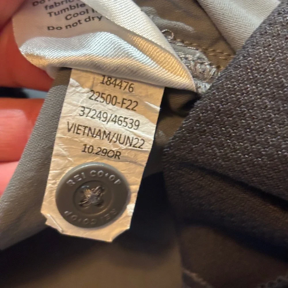 REI Co-op Sahara Convertible Pants Lot 2 Girls Kids Large 14-16 Gray Tan Hiking